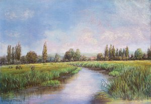 The Moor, Cookham, 2000 (pastelli)